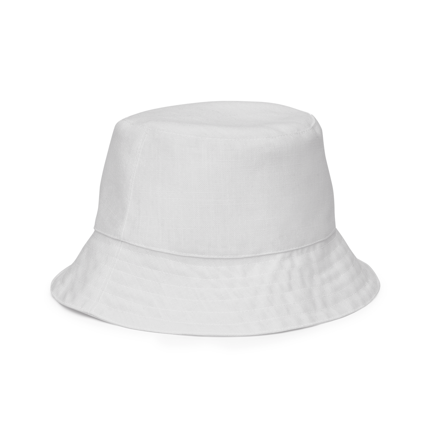 Michigan Upper Peninsula Bucket Hat (w/ Navy UP Outline) | Reversible - Birch Bark White