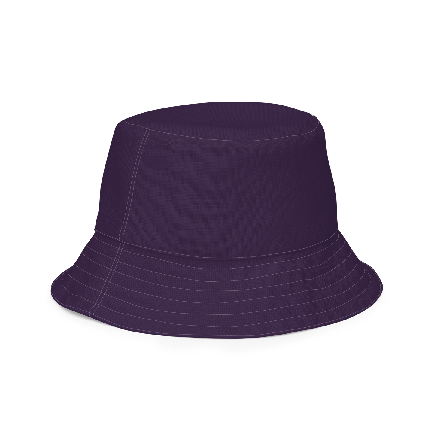 Michigan Upper Peninsula Bucket Hat (w/ UP Outline) | Reversible - Blackcurrant Color