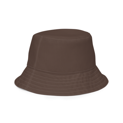 Michigan Upper Peninsula Bucket Hat (w/ UP Outline) | Reversible - HIckory Color