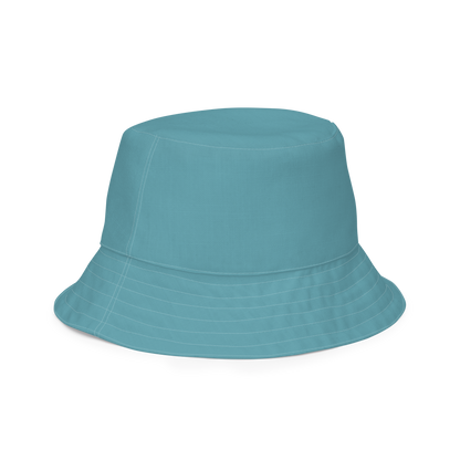 Michigan Upper Peninsula Bucket Hat (w/ UP Outline) | Reversible - Lake Huron Blue