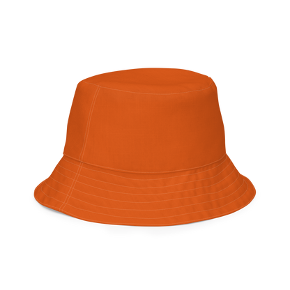 Michigan Upper Peninsula Bucket Hat (w/ UP Outline) | Reversible - Maple Leaf Orange