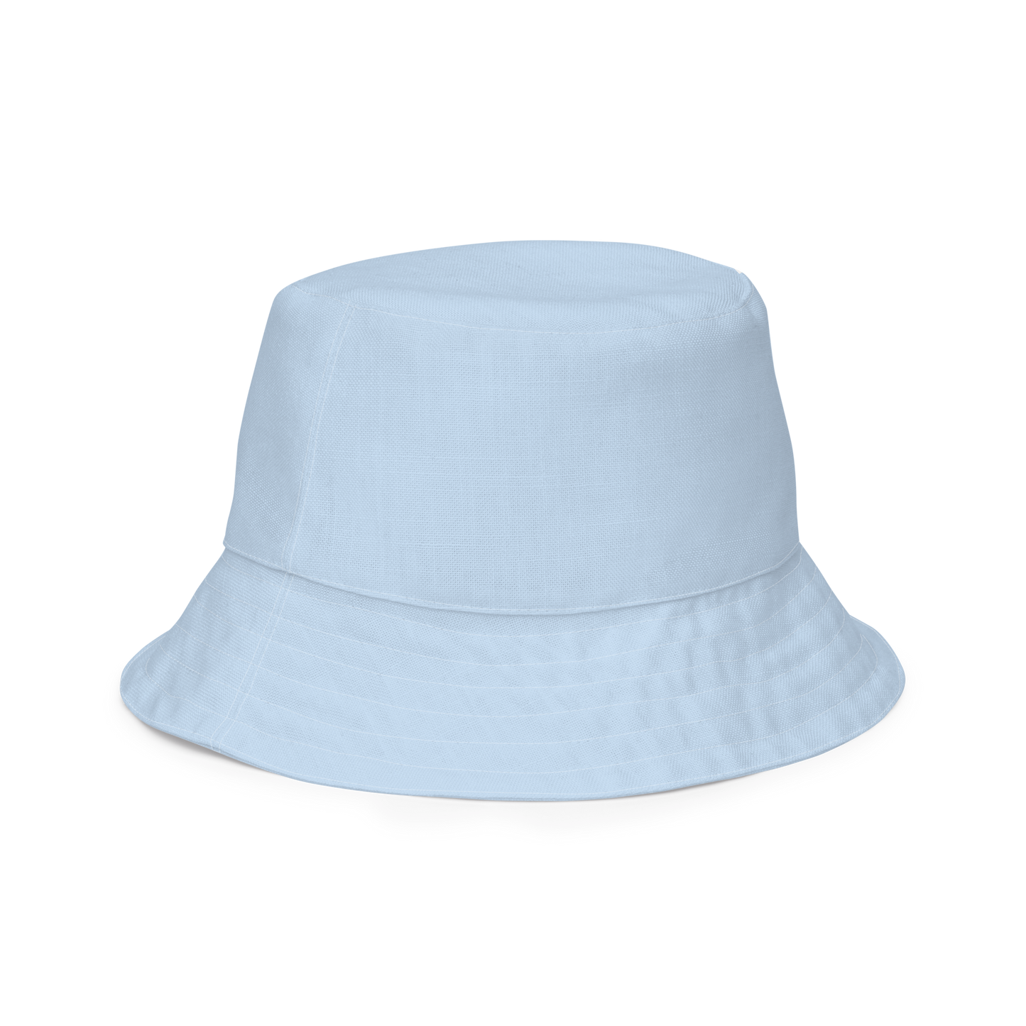 Michigan Upper Peninsula Bucket Hat (w/ Pink UP Outline) | Reversible - Baby Blue