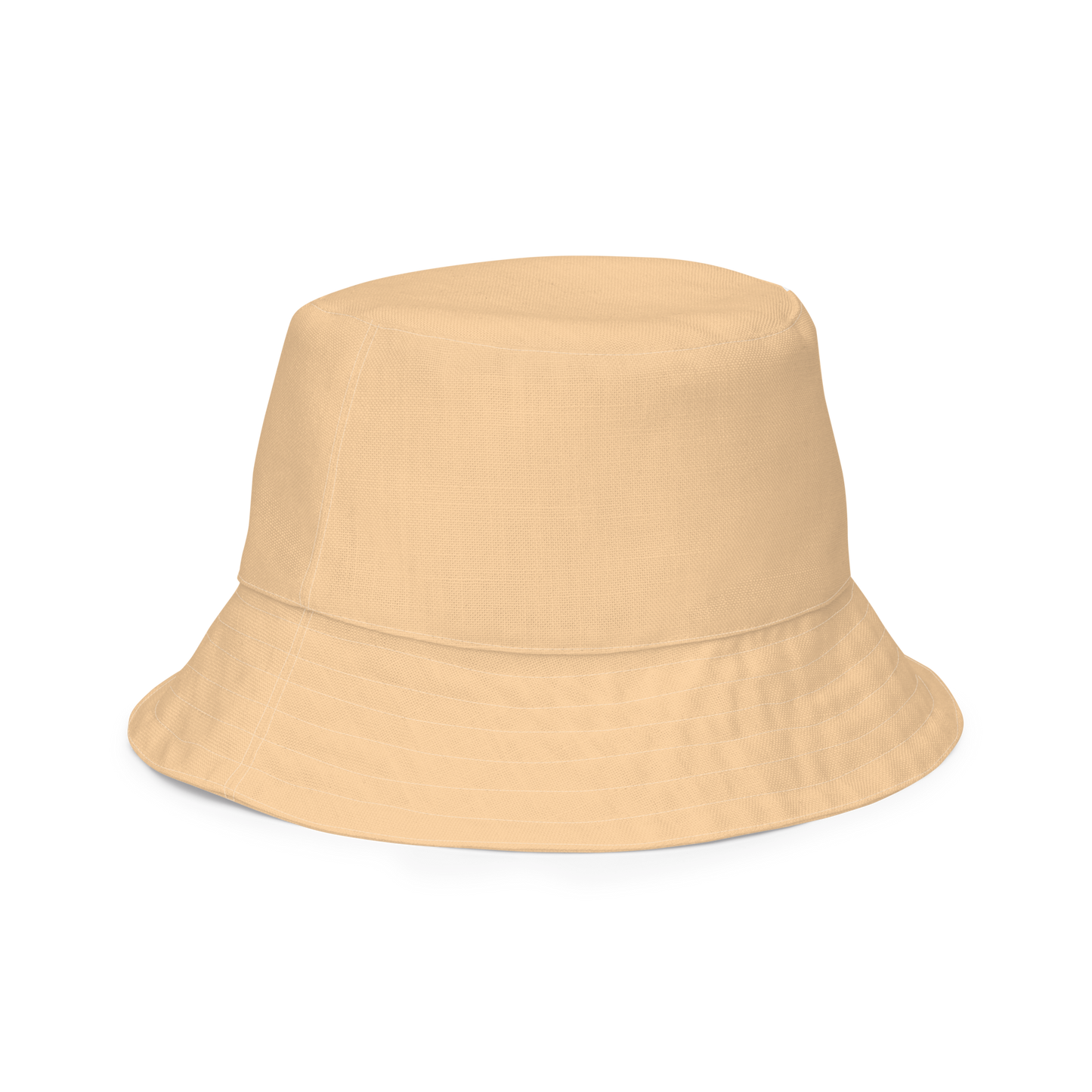 Michigan Upper Peninsula Bucket Hat (w/ Green UP Outline) | Reversible - Pale Apricot