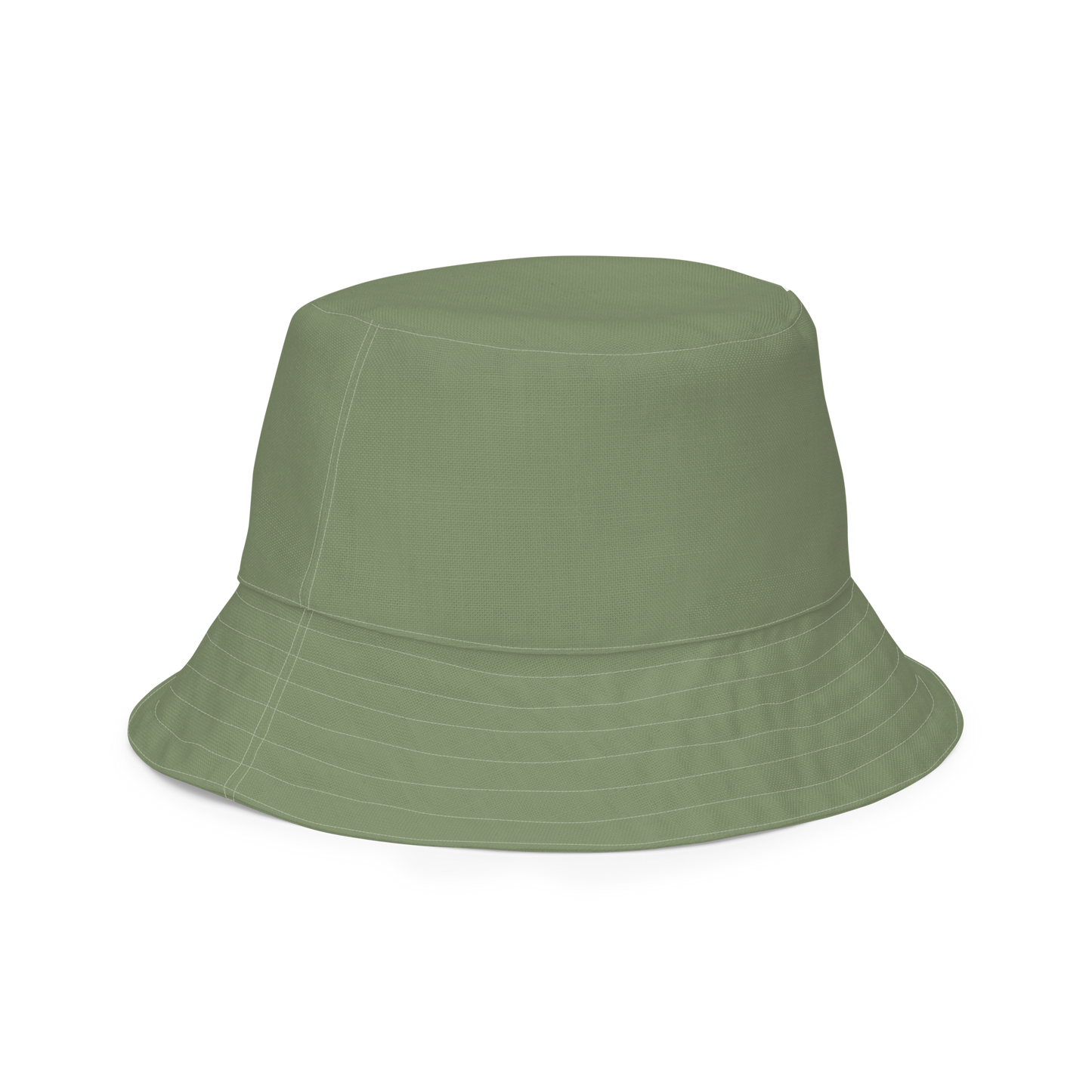 Michigan Upper Peninsula Bucket Hat (w/ UP Finland Flag) | Reversible - Camo Green