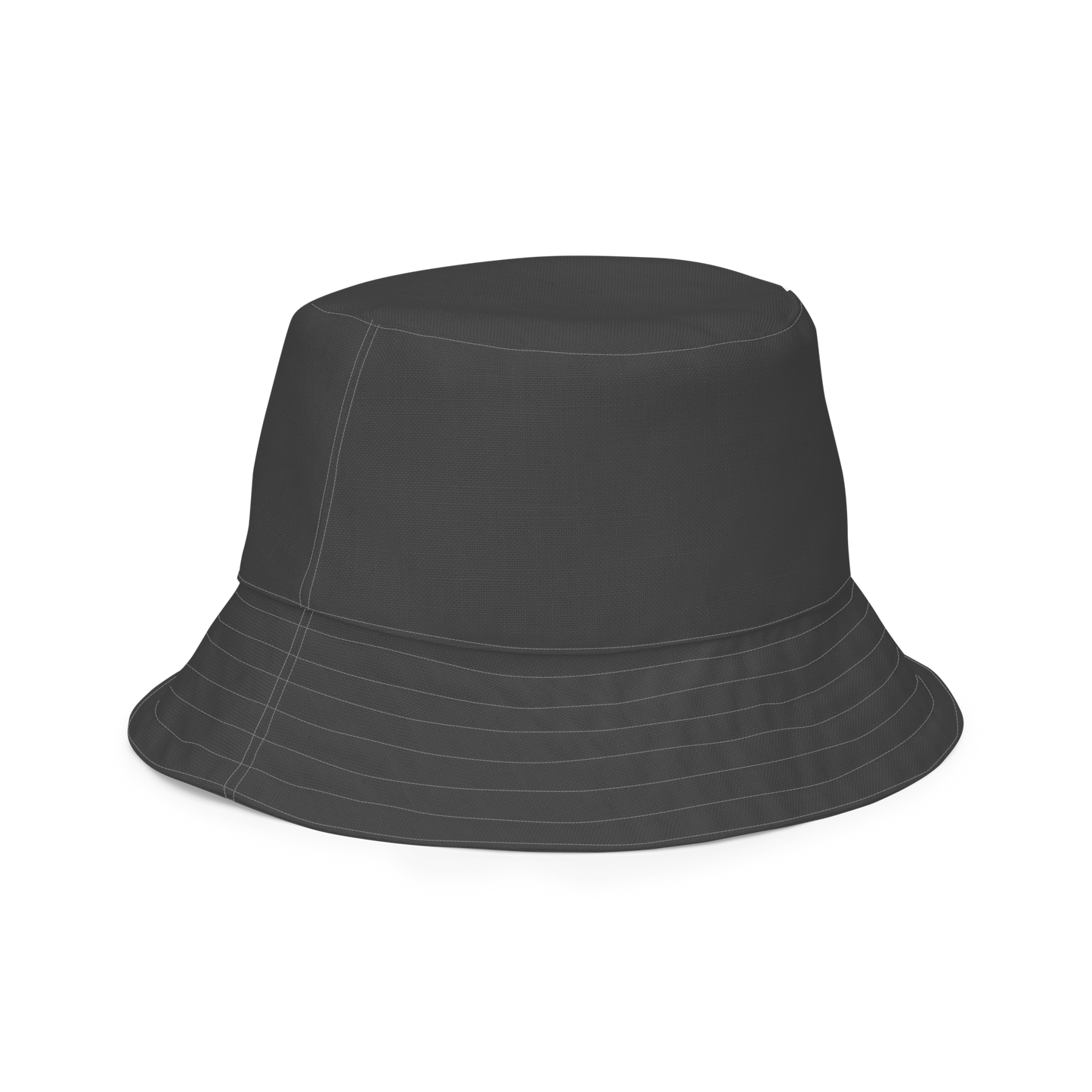 Michigan Upper Peninsula Bucket Hat (w/ Copper UP Outline) | Reversible - Iron Ore Grey