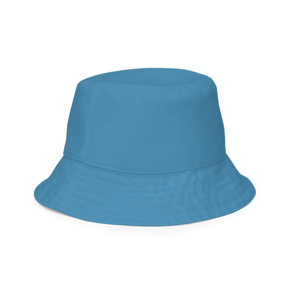 Detroit 'Old English D' Bucket Hat | Reversible - Lake Michigan Blue