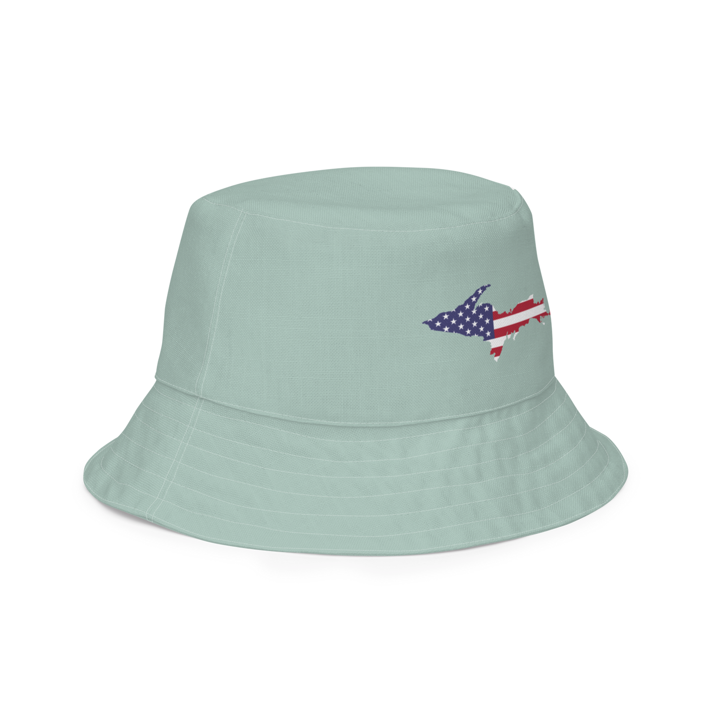 Michigan Upper Peninsula Bucket Hat (Patriot Edition) | Reversible - Opal Color