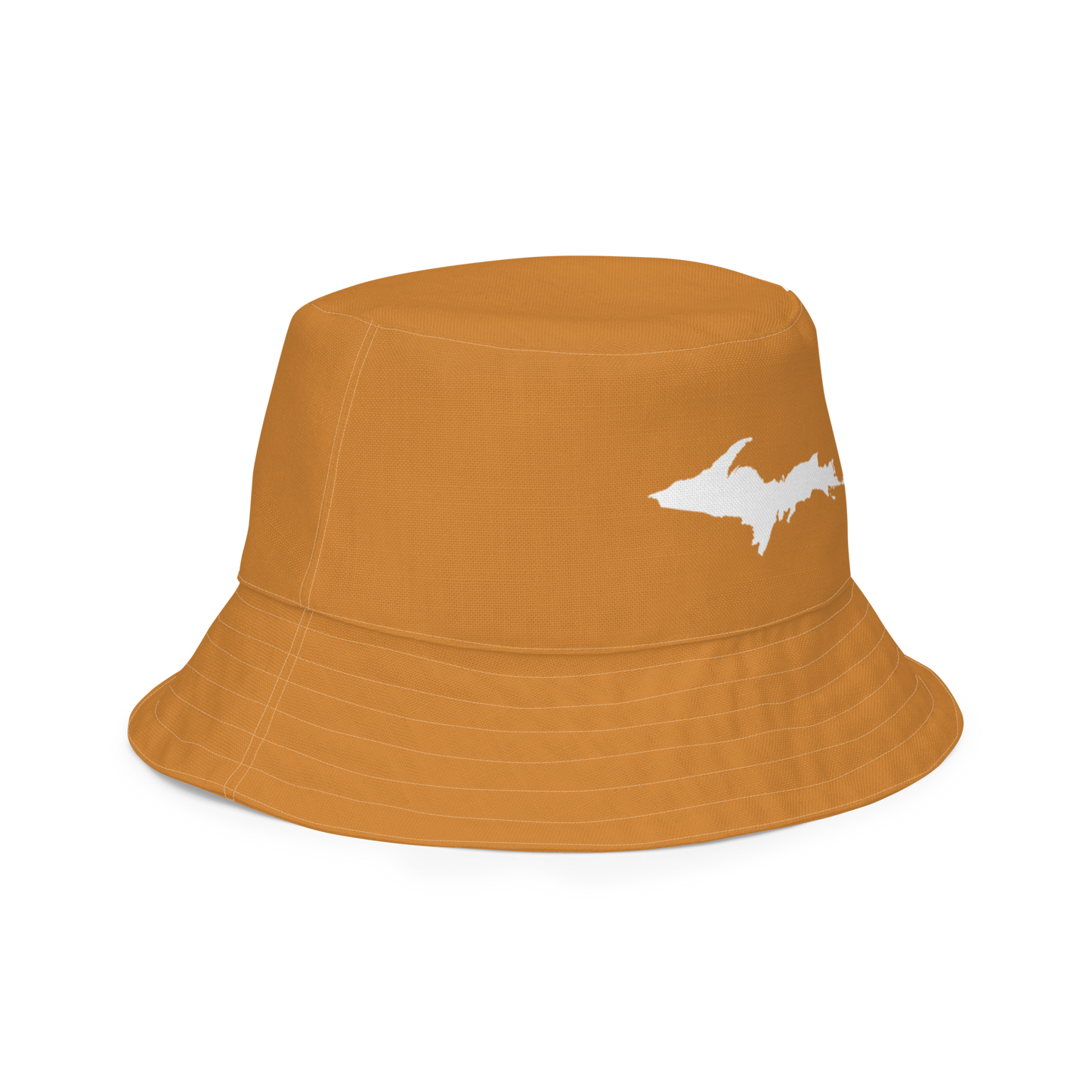 Michigan Upper Peninsula Bucket Hat (w/ UP Outline) | Reversible - Bronze