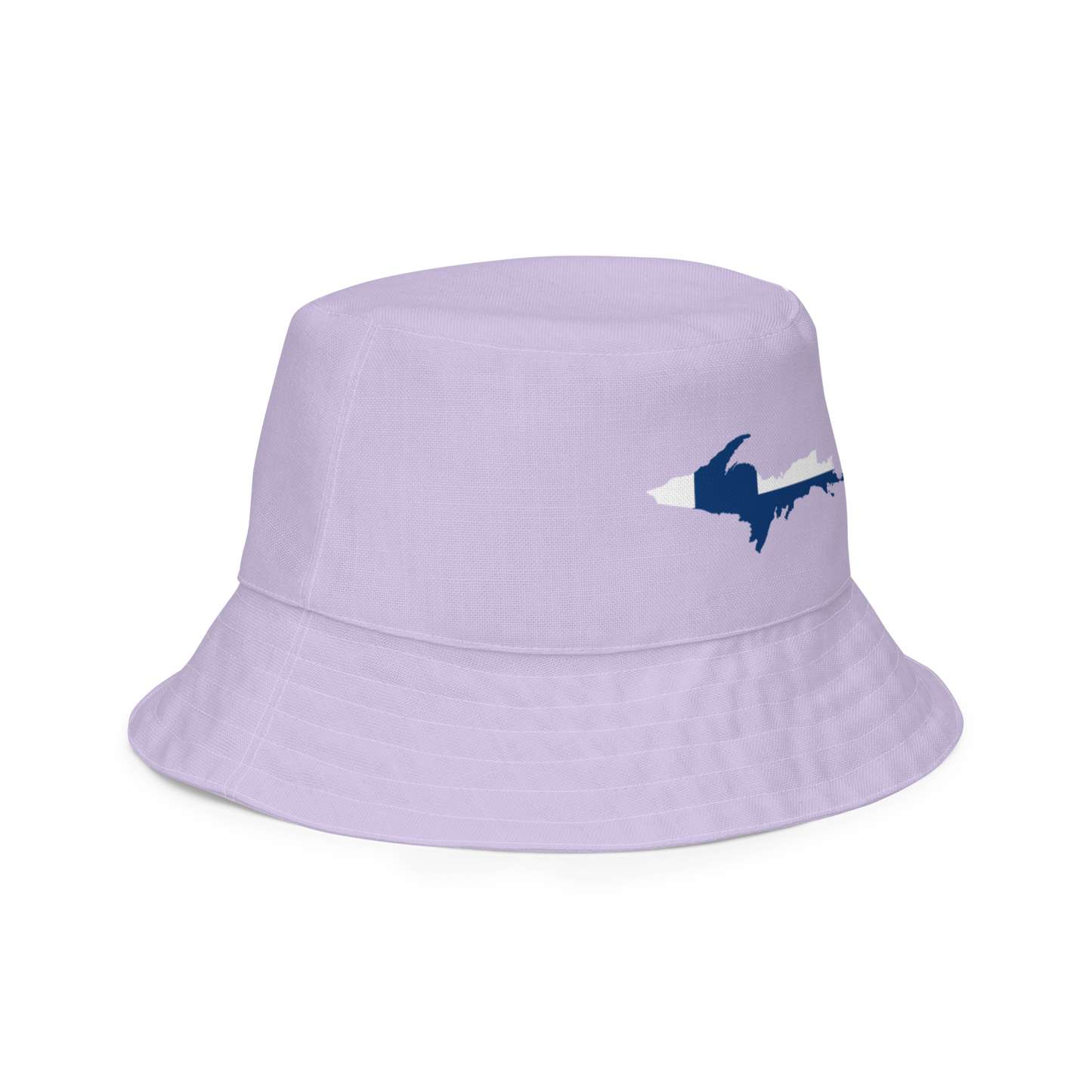 Michigan Upper Peninsula Bucket Hat (w/ UP Finland Flag) | Reversible - Lavender