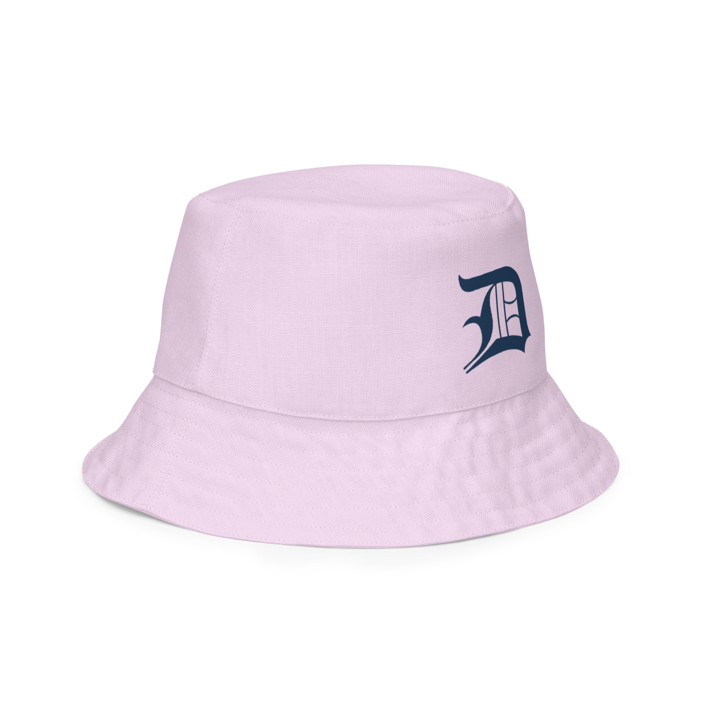 Detroit 'Old English D' Bucket Hat | Reversible - Pale Lavender/Canvas Color