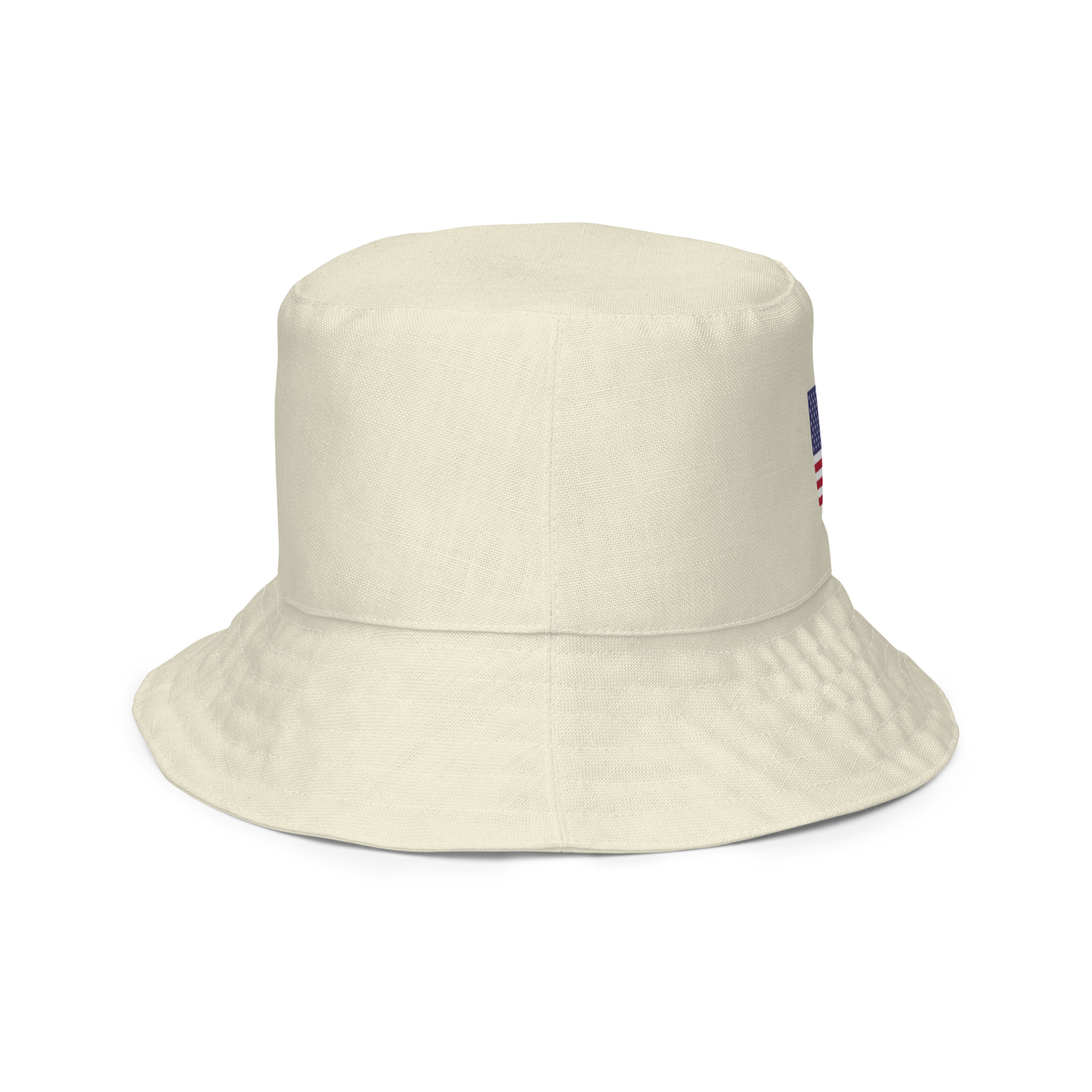 Michigan Upper Peninsula Bucket Hat (Patriot Edition) | Reversible - Ivory