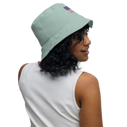 Michigan Upper Peninsula Bucket Hat (Patriot Edition) | Reversible - Opal Color