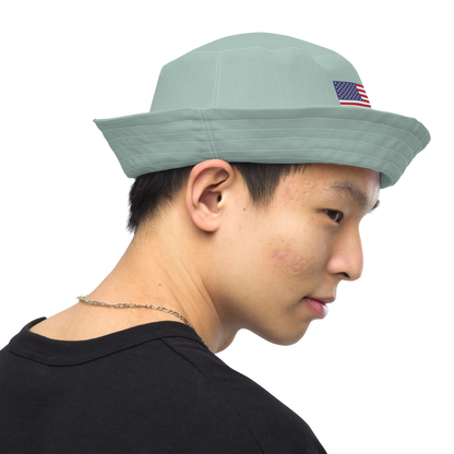 Michigan Upper Peninsula Bucket Hat (Patriot Edition) | Reversible - Opal Color