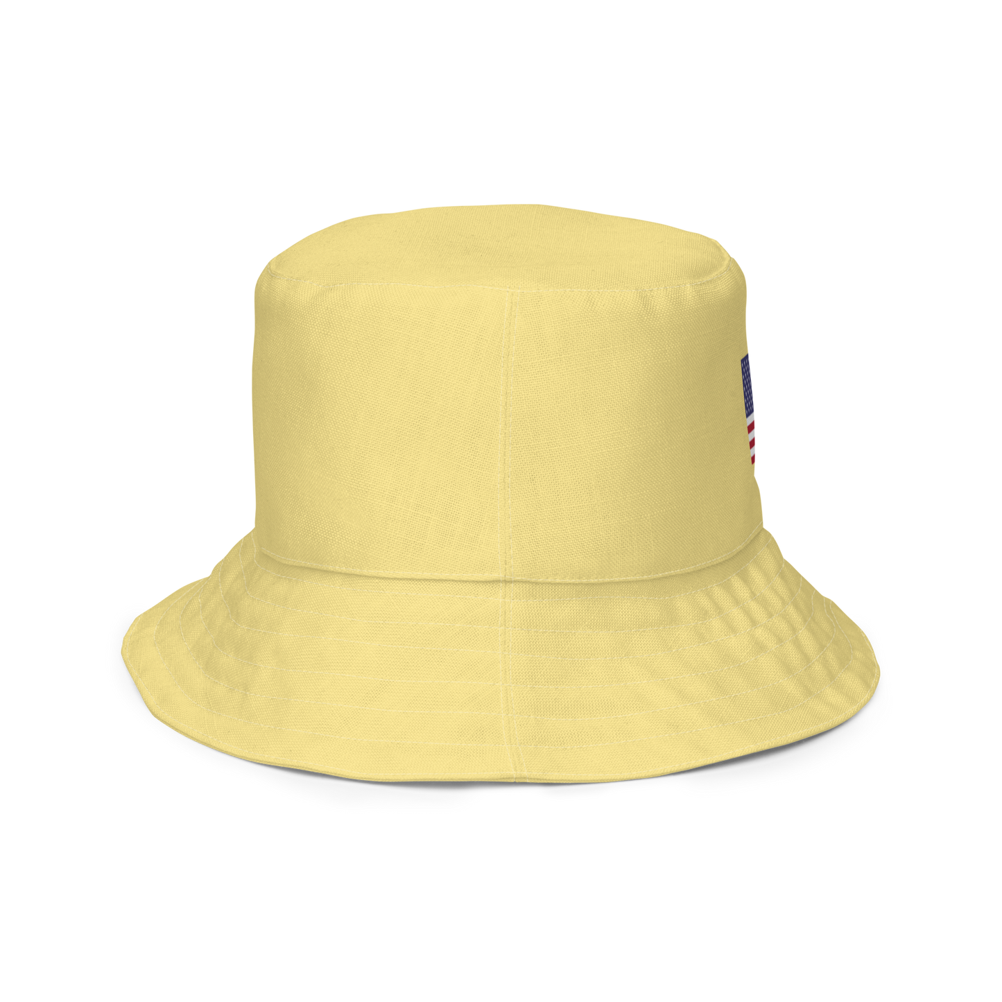 Michigan Upper Peninsula Bucket Hat (Patriot Edition) | Reversible - Cherry Yellow