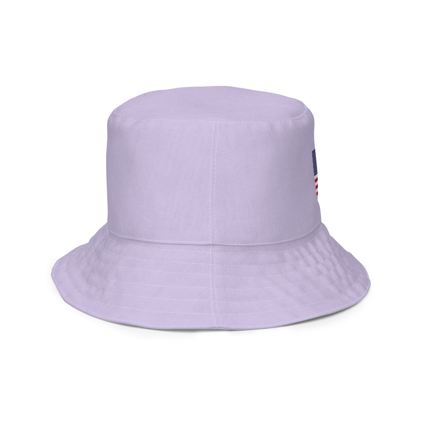 Michigan Upper Peninsula Bucket Hat (Patriot Edition) | Reversible - Birch Bark White