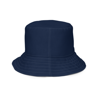 Michigan Upper Peninsula Bucket Hat (w/ UP Outline) | Reversible - Navy