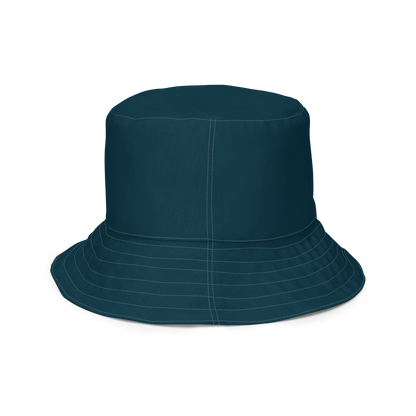 Michigan Upper Peninsula Bucket Hat (w/ UP Outline) | Reversible - Blue Whale