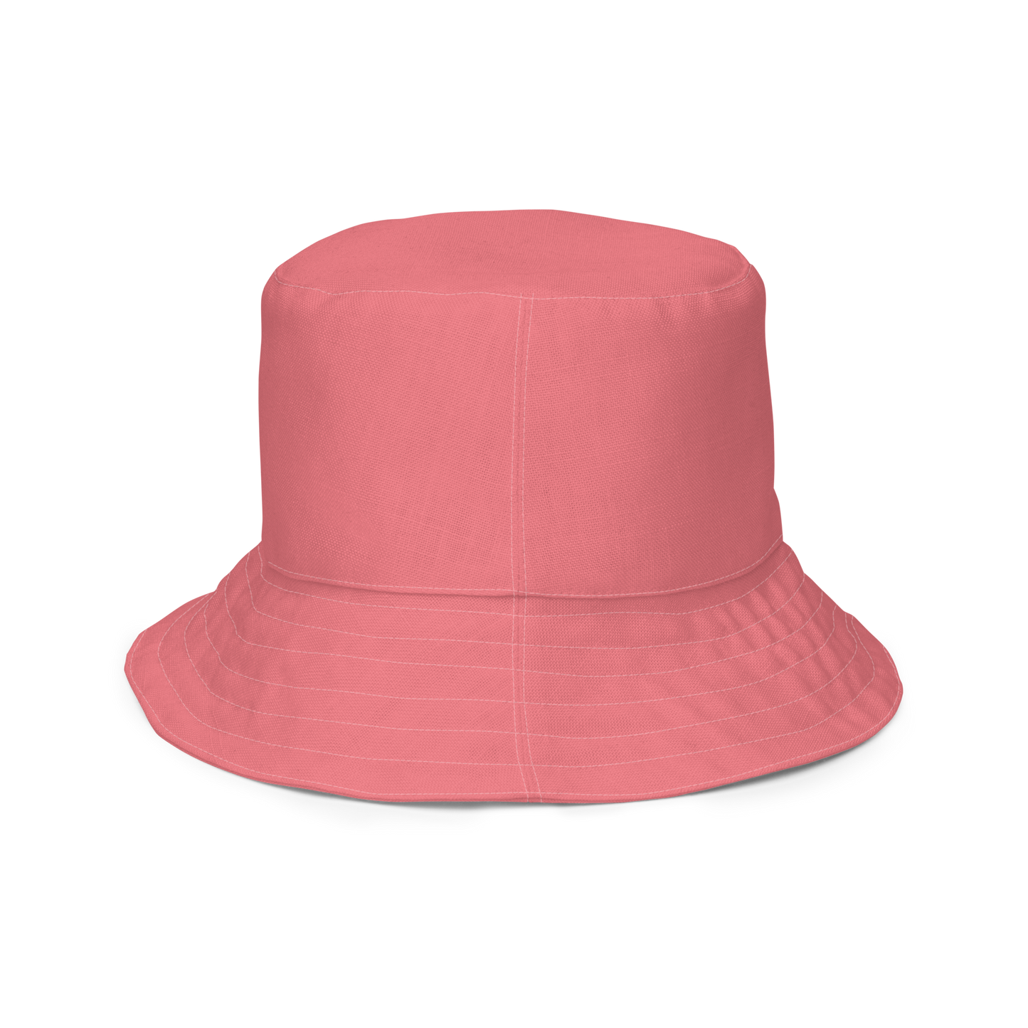 Michigan Upper Peninsula Bucket Hat (w/ UP Outline) | Reversible - Watermelon Pink