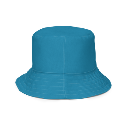 Michigan Upper Peninsula Bucket Hat (w/ UP Outline) | Reversible - Lake Blue