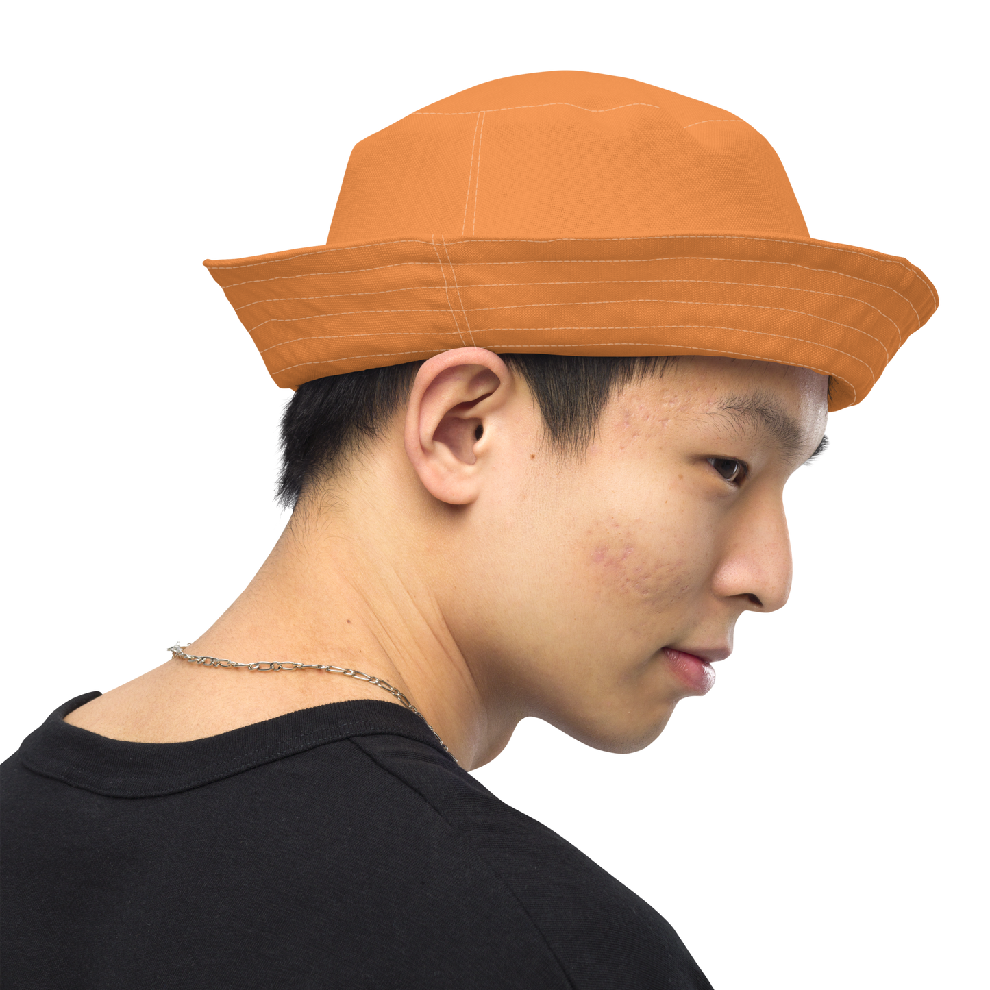 Michigan Upper Peninsula Bucket Hat (w/ UP Outline) | Reversible - Orange