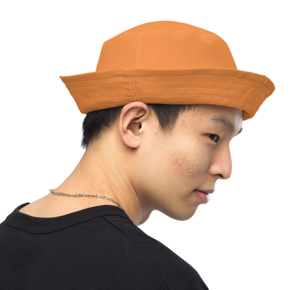 Michigan Upper Peninsula Bucket Hat (w/ UP Outline) | Reversible - Orange