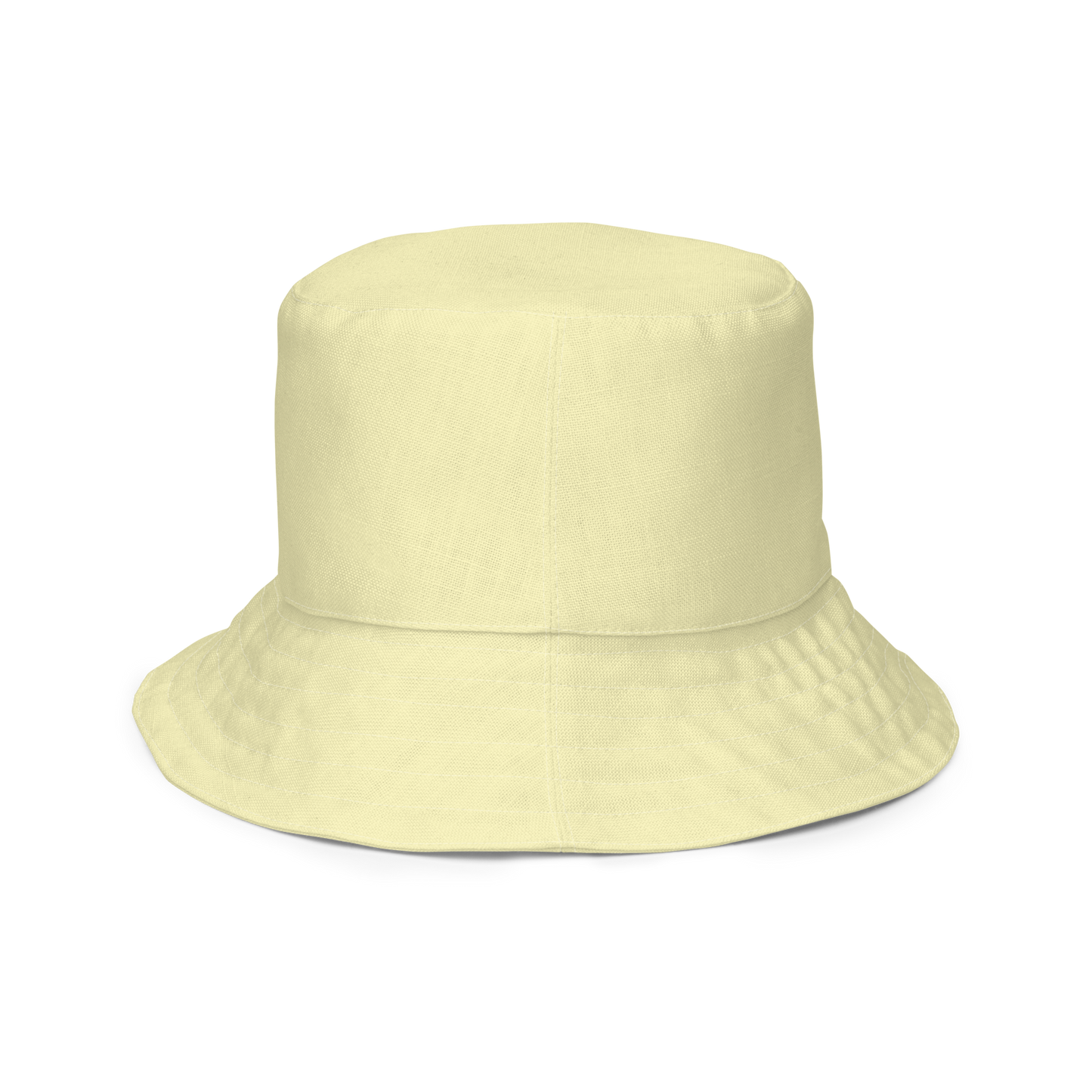 Michigan Upper Peninsula Bucket Hat (w/ Navy UP Outline) | Reversible - Canary Yellow