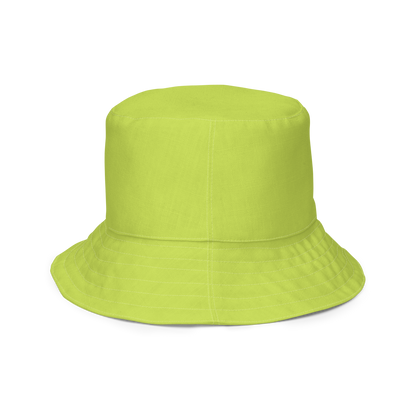 Michigan Upper Peninsula Bucket Hat (w/ Navy UP Outline) | Reversible - Green Gooseberry