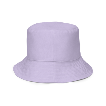 Michigan Upper Peninsula Bucket Hat (w/ Navy UP Outline) | Reversible - Lavender