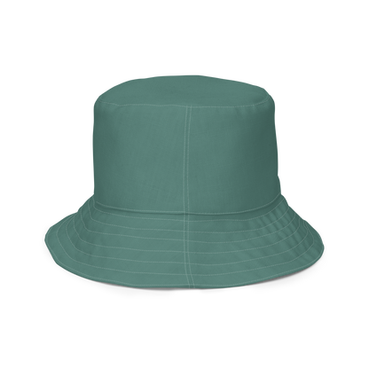 Michigan Upper Peninsula Bucket Hat (w/ UP Outline) | Reversible - Copper Green