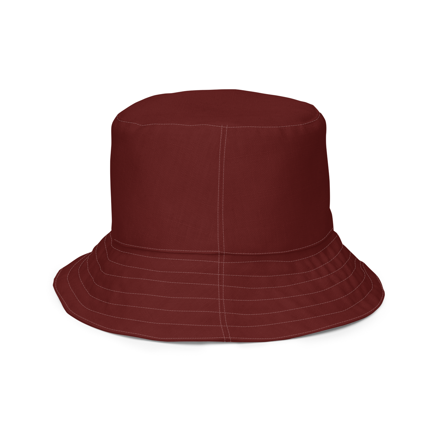 Michigan Upper Peninsula Bucket Hat (w/ UP Outline) | Reversible - Cherrywood Color