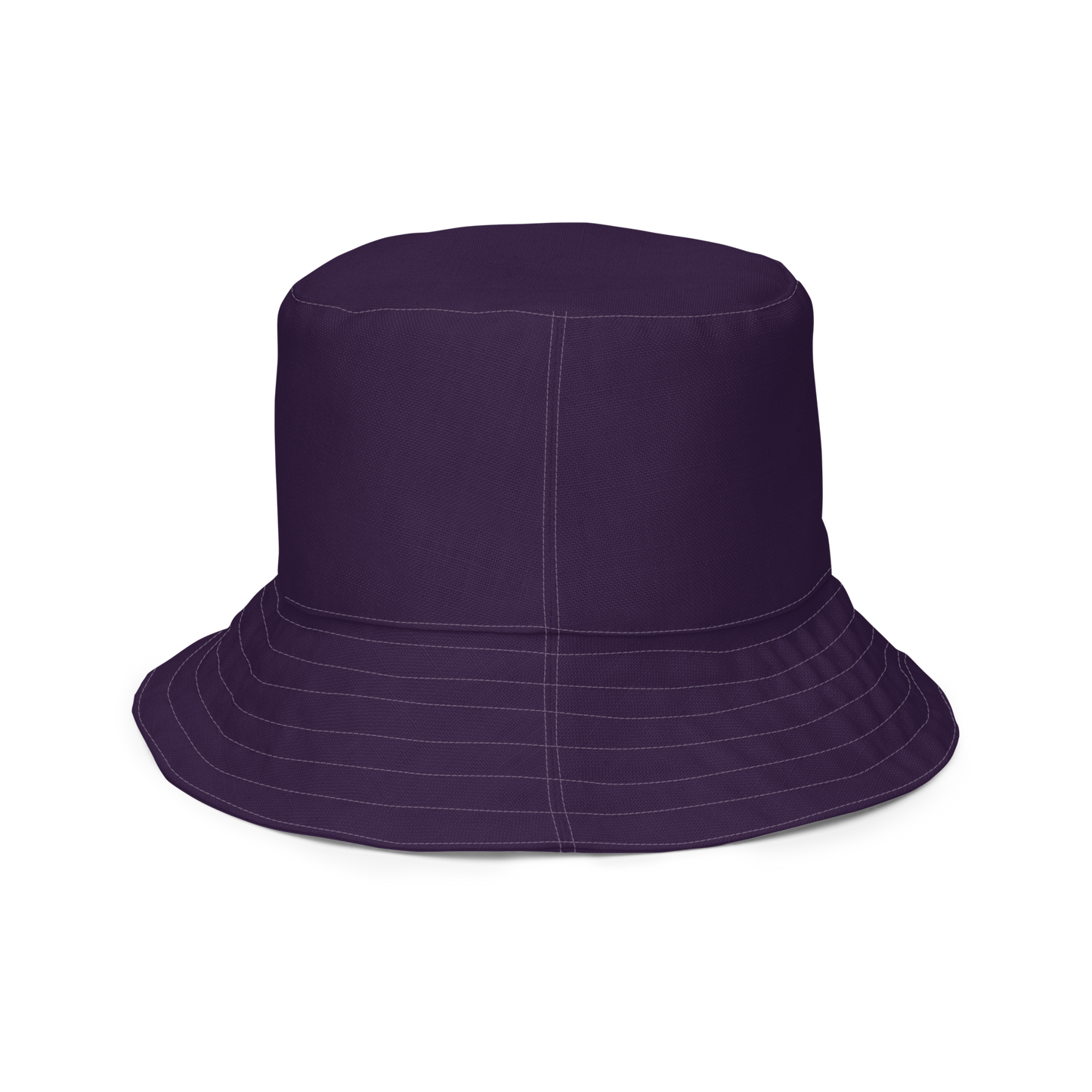 Michigan Upper Peninsula Bucket Hat (w/ UP Outline) | Reversible - Blackcurrant Color