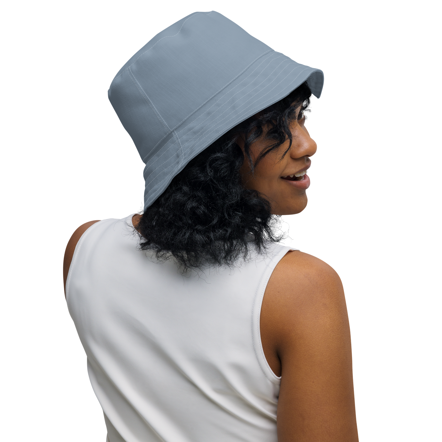 Michigan Upper Peninsula Bucket Hat (w/ UP Outline) | Reversible - B--24 Liberator Grey