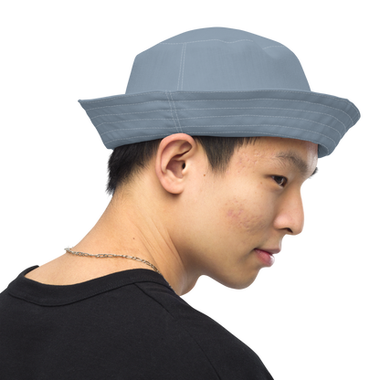 Michigan Upper Peninsula Bucket Hat (w/ UP Outline) | Reversible - B--24 Liberator Grey