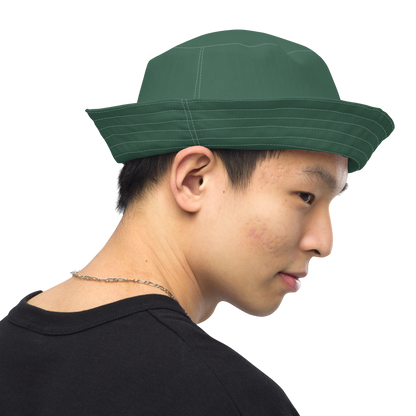 Michigan Upper Peninsula Bucket Hat (w/ UP Outline) | Reversible - Ginger Ale Green