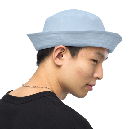 Michigan Upper Peninsula Bucket Hat (w/ Azure UP Outline) | Reversible - Light Blue