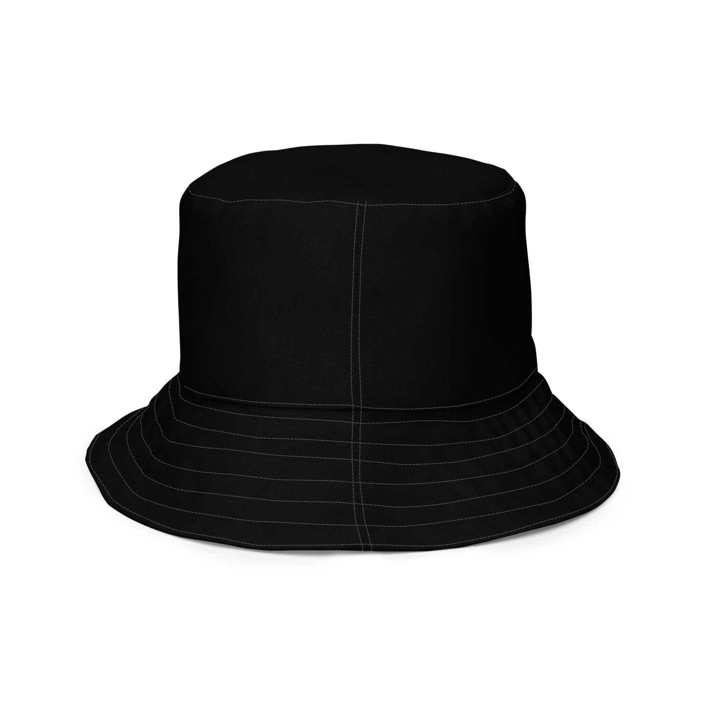 Michigan Upper Peninsula Bucket Hat (w/ Portage Gold UP Outline) | Reversible - Black