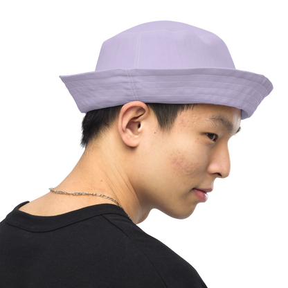 Michigan Upper Peninsula Bucket Hat (w/ Ruby Red UP Outline) | Reversible - Lavender