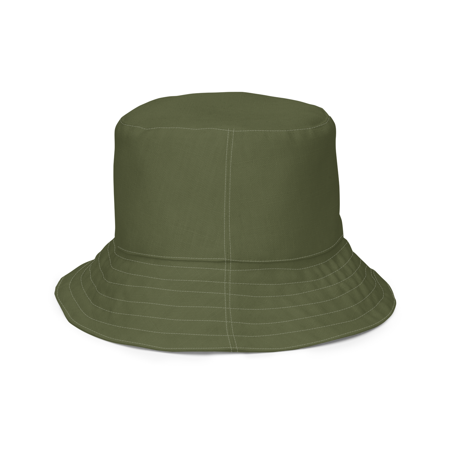 Michigan Upper Peninsula Bucket Hat (w/ Copper UP Outline) | Reversible - Army Green