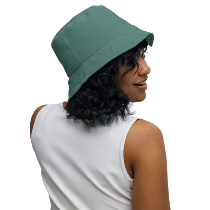 Michigan Upper Peninsula Bucket Hat (w/ Copper UP Outline) | Reversible - Copper Green