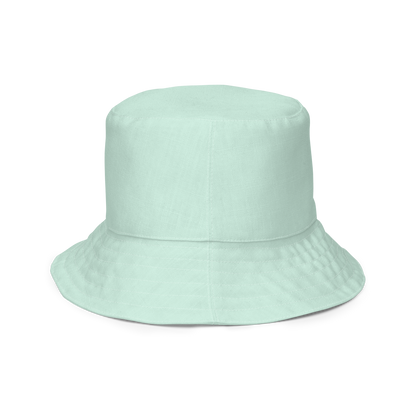 Michigan Upper Peninsula Bucket Hat (w/ Copper Green UP Outline) | Reversible - Sea Green