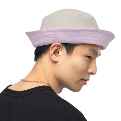 Detroit 'Old English D' Bucket Hat | Reversible - Pale Lavender/Canvas Color