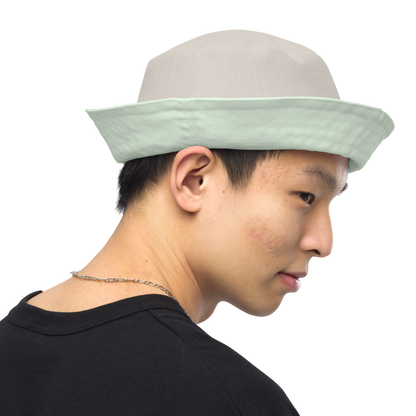 Detroit 'Old English D' Bucket Hat | Reversible - Dew Green/Canvas Color