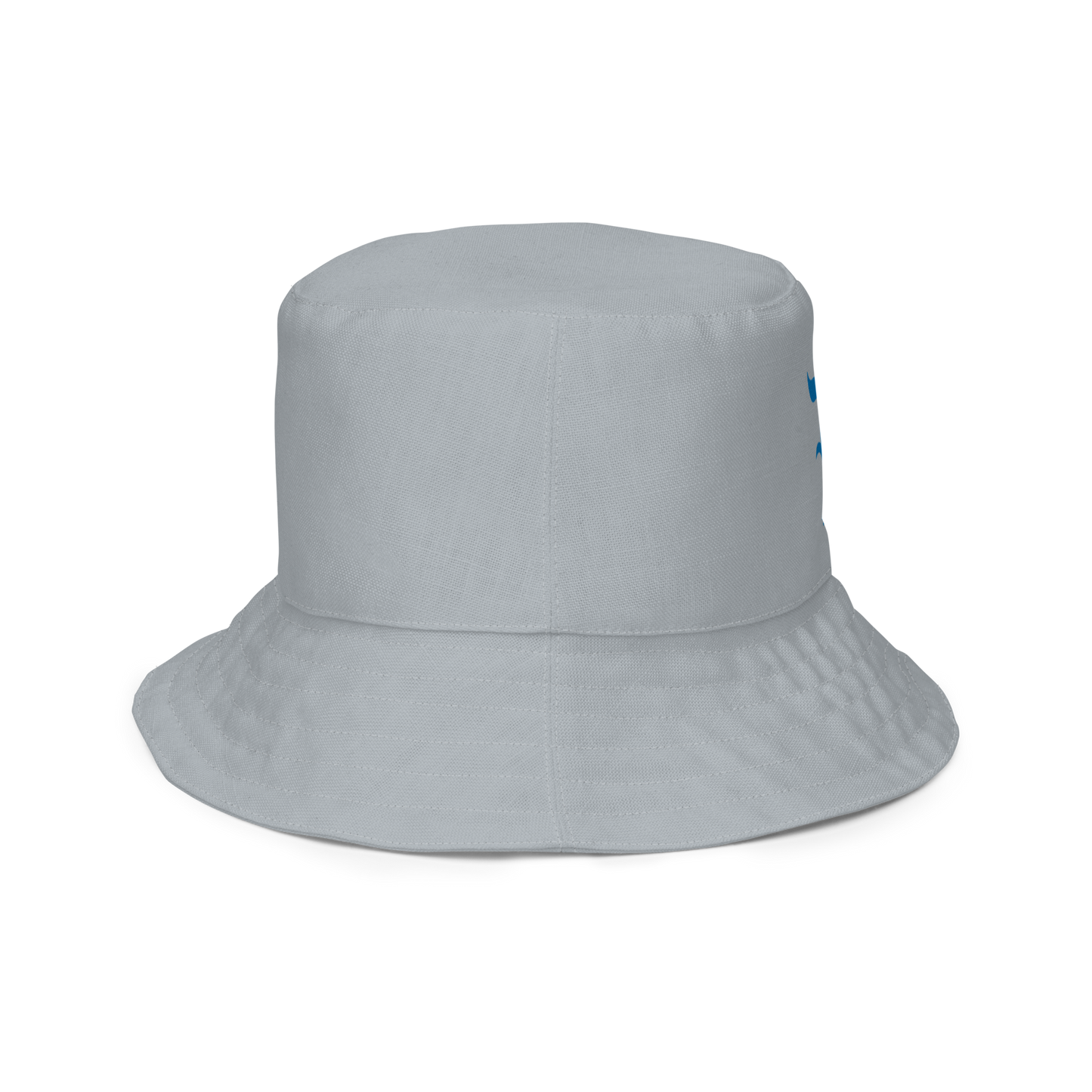 Detroit 'Old English D' Bucket Hat | Reversible - Azure/Silver