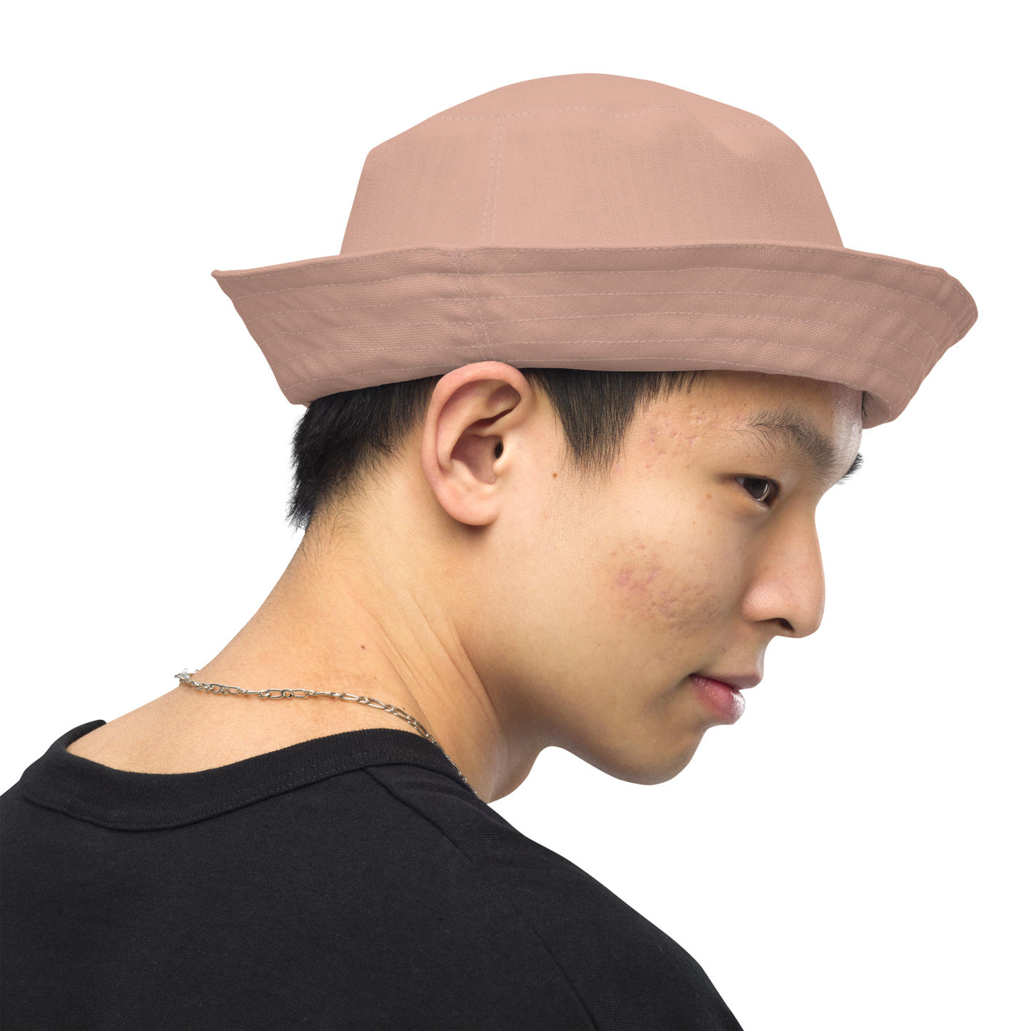 Detroit 'Old English D' Bucket Hat | Reversible - Pale Copper