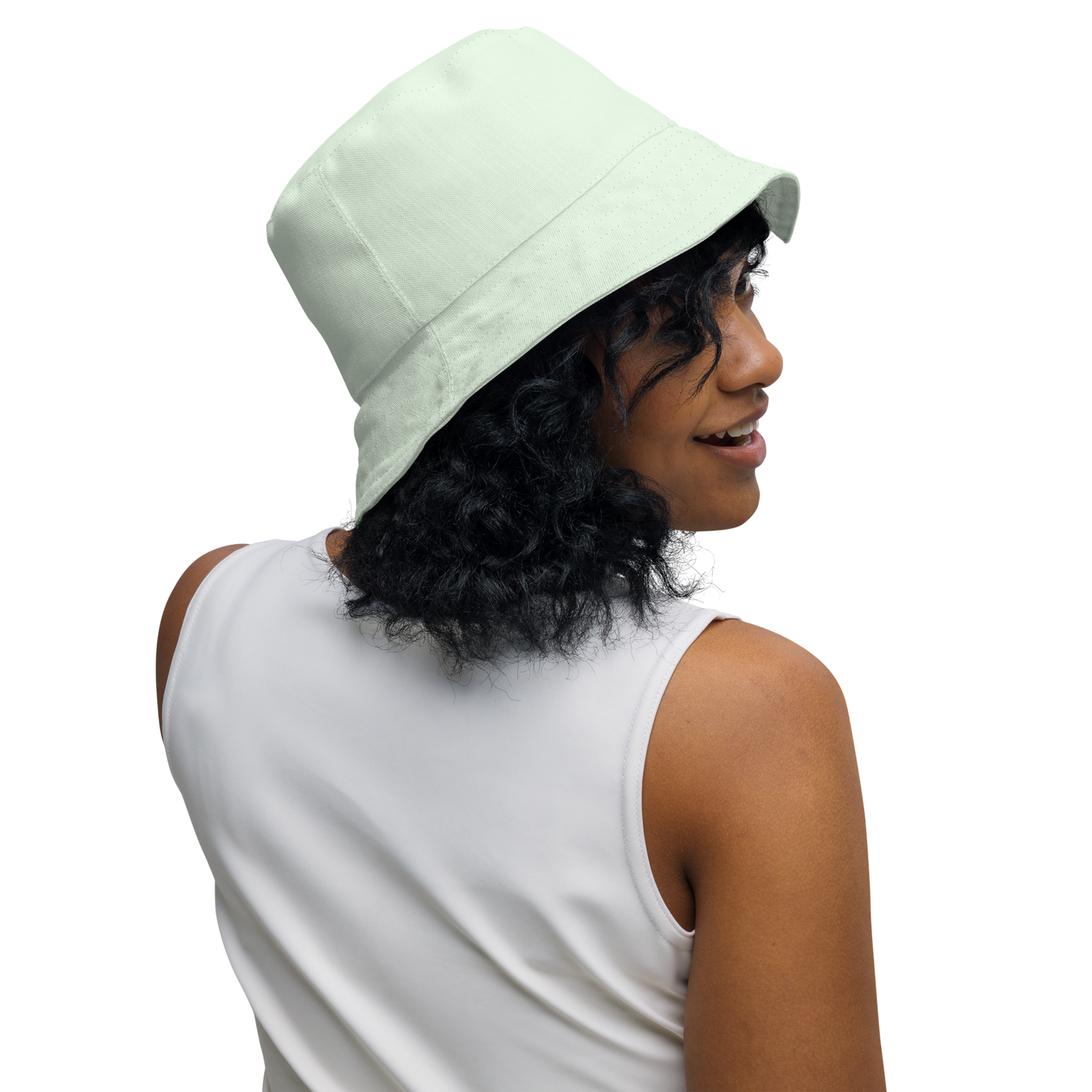 Detroit 'Old English D' Bucket Hat | Reversible - Dew Green