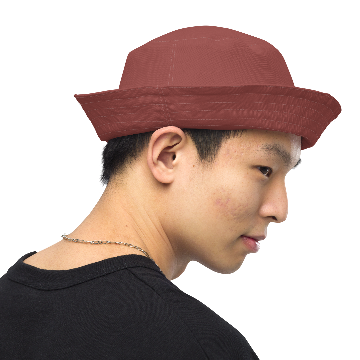 Detroit 'Old English D' Bucket Hat | Reversible - Ore Dock Red