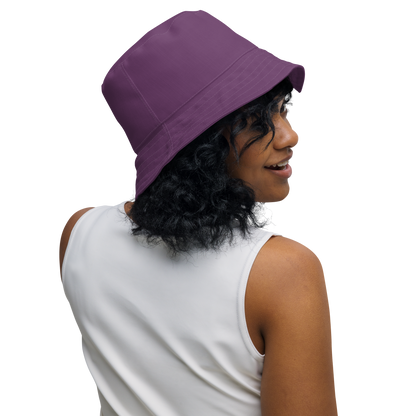 Detroit 'Old English D' Bucket Hat | Reversible - Plum