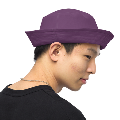 Detroit 'Old English D' Bucket Hat | Reversible - Plum