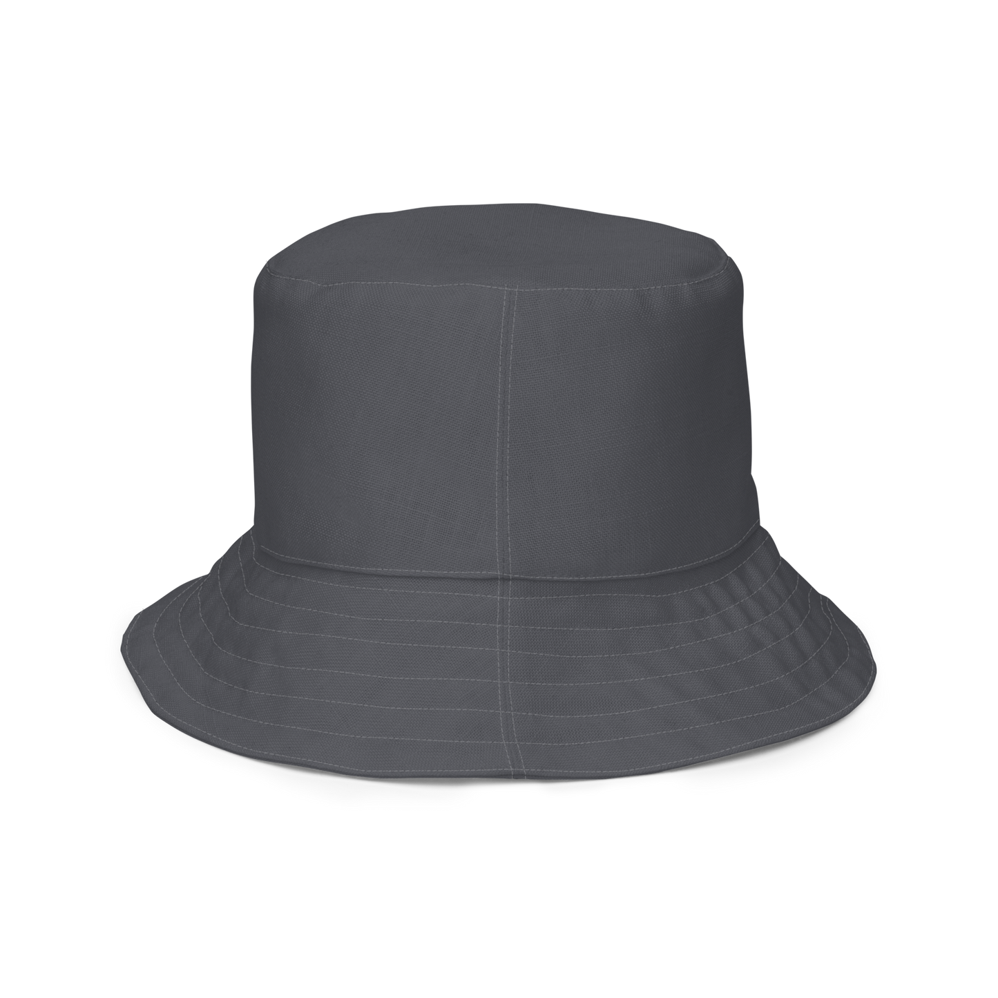 Detroit 'Old English D' Bucket Hat | Reversible - Iron Ore Grey