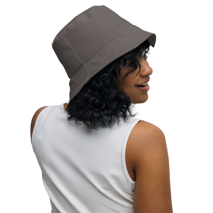 Detroit 'Old English D' Bucket Hat | Reversible - Warren Tank Grey